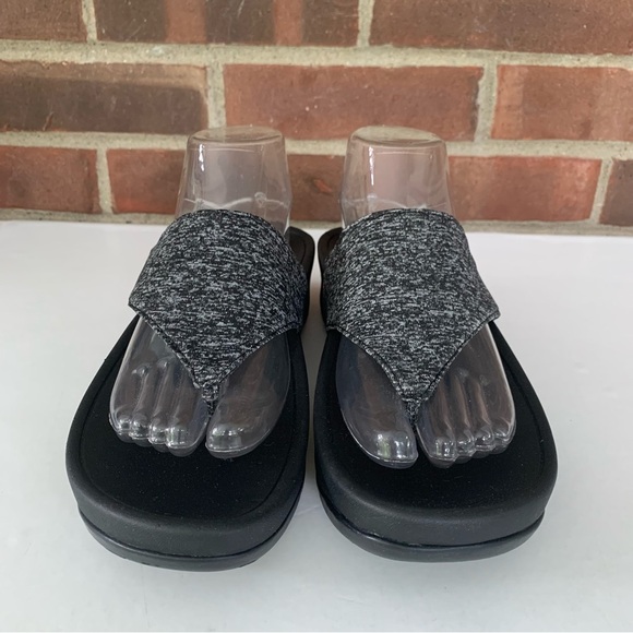 Copper Fit Women's Summit Black Platform Sandals Size US 9 B - Picture 2 of 9